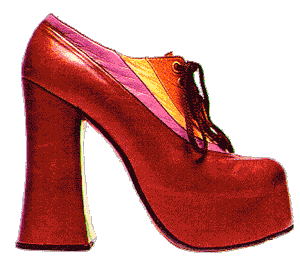 Platform shoe 1970